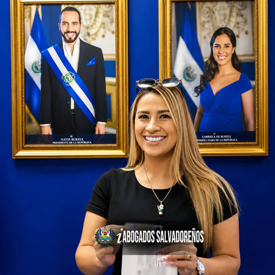 Karla Villacorta en Consulado Genral de El Salvador en Los Angeles, California